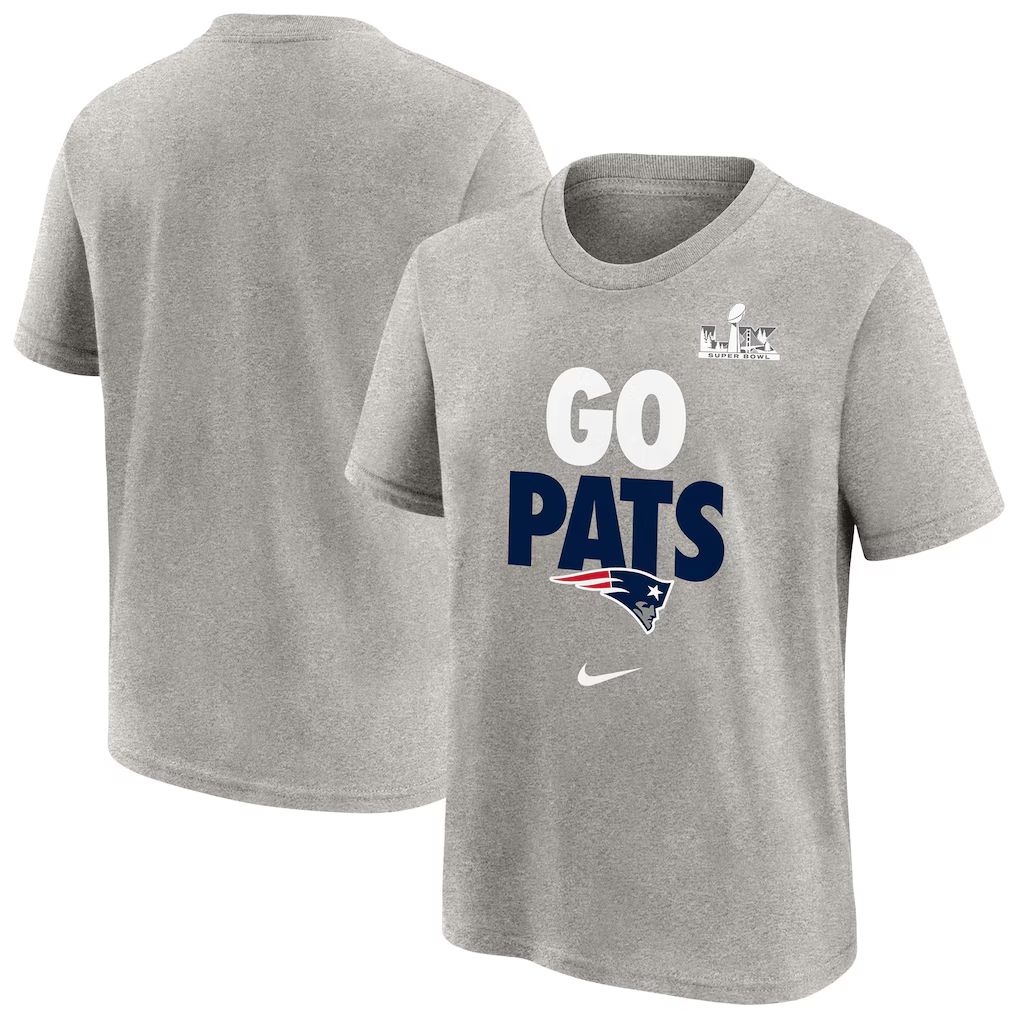 Men 2026 NFL New England Patriots T-shirt grey 08